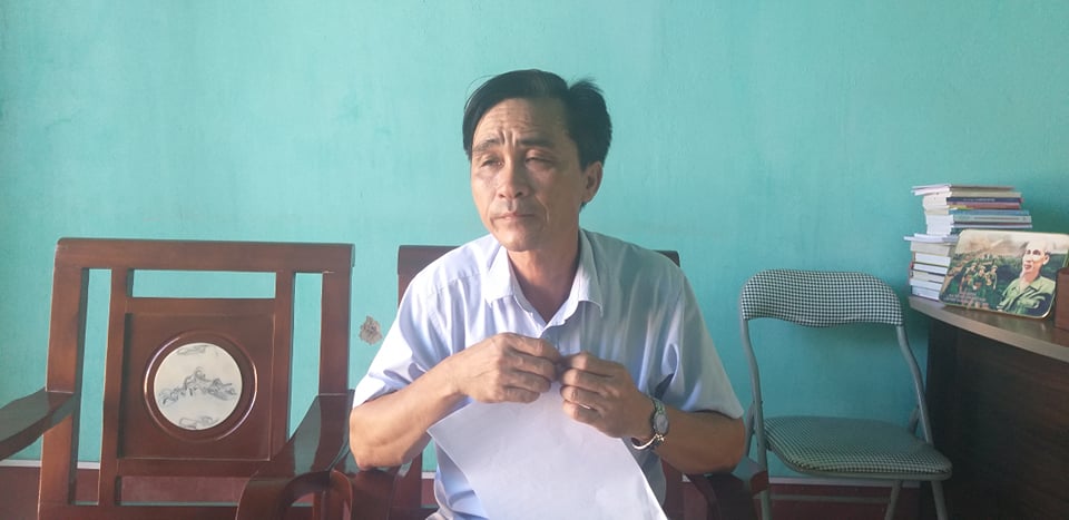 Ông Nguyễn Anh Hùng, Phó Chủ tịch UBND xã Tân Trường.