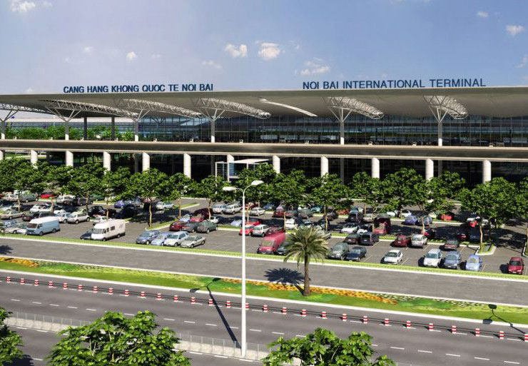 Cảng hàng không quốc tế Nội Bài theo quy hoạch sẽ có 4 đường cất hạ cánh, 4 nhà ga. (Ảnh minh họa)