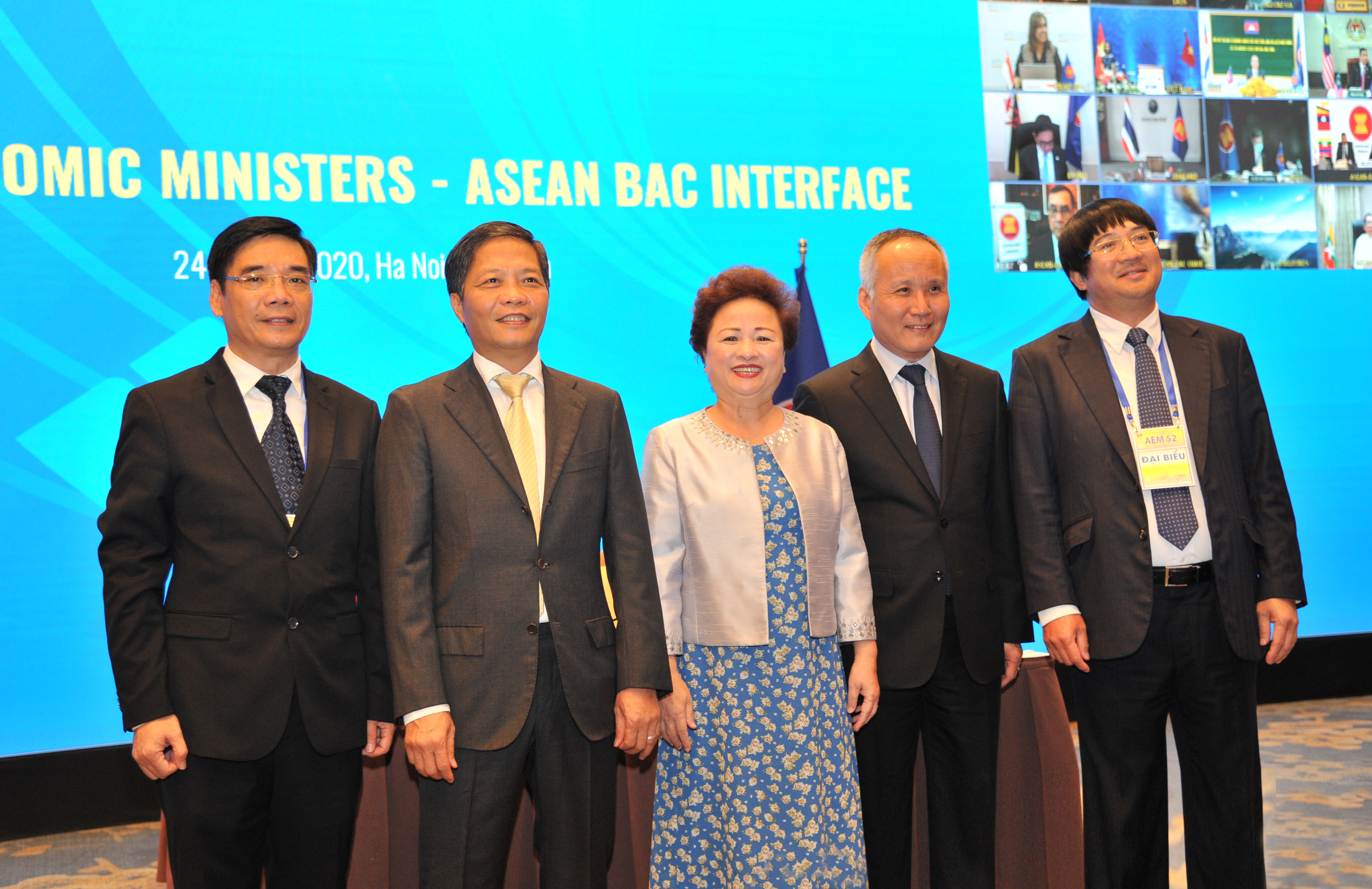 Hội nghị tham vấn trực tuyến của Bộ trưởng Kinh tế ASEAN với Hội đồng Tư vấn Kinh doanh ASEAN (ASEAN BAC)
