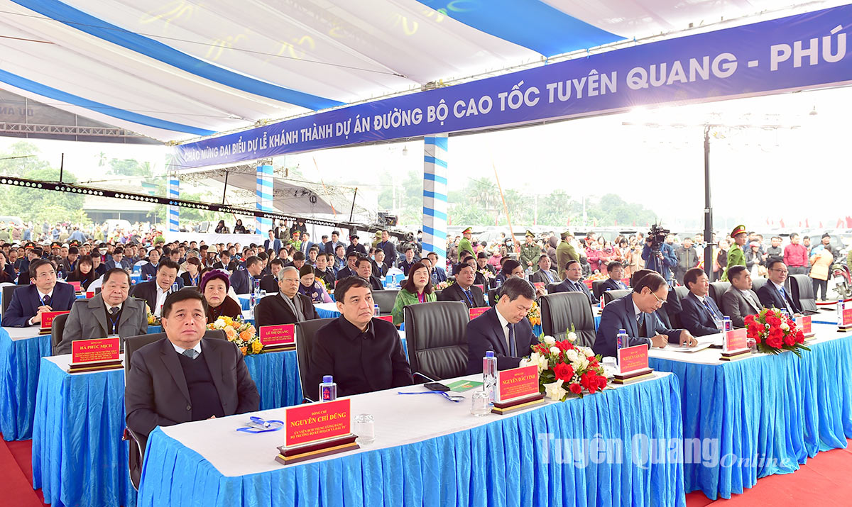 Cao tốc Tuyên Quang - Phú Thọ chính thức khánh thành đưa vào sử dụng- Ảnh 3.