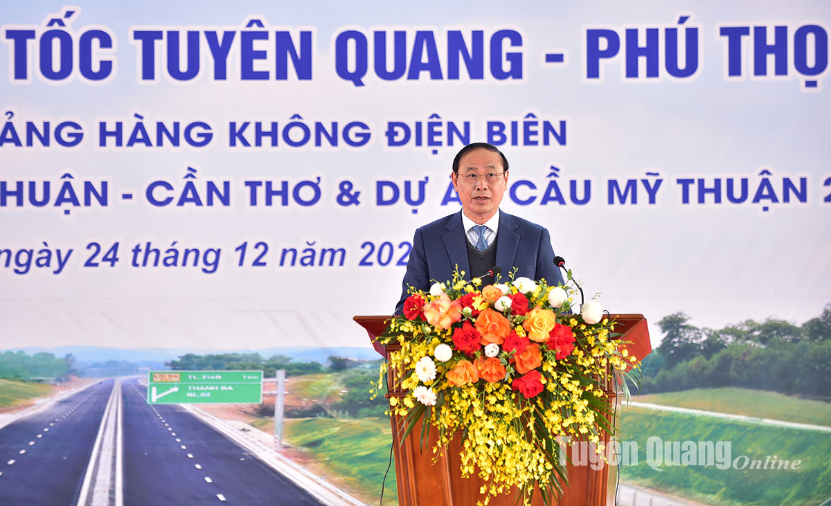 Cao tốc Tuyên Quang - Phú Thọ chính thức khánh thành đưa vào sử dụng- Ảnh 4.