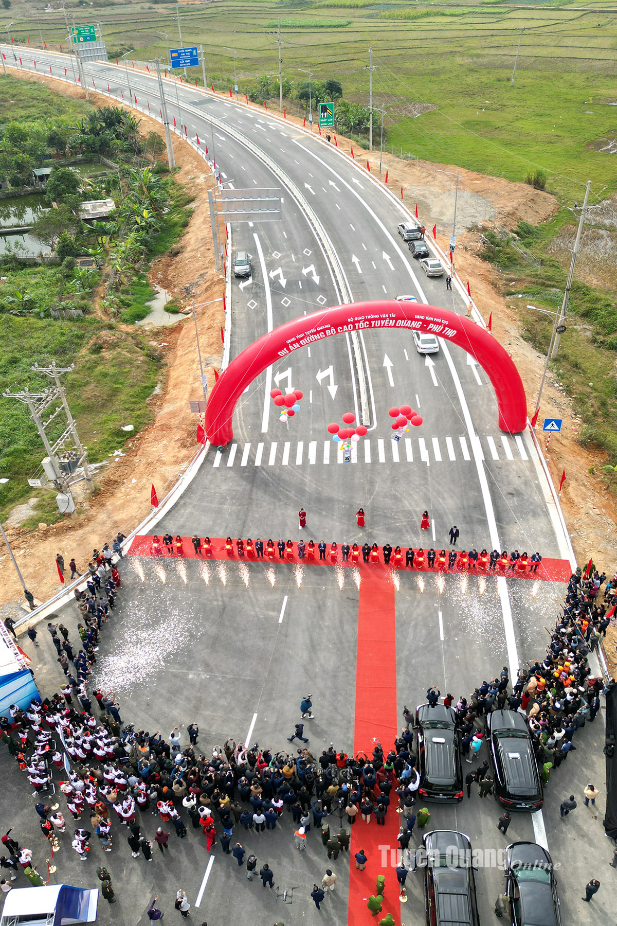 Cao tốc Tuyên Quang - Phú Thọ chính thức khánh thành đưa vào sử dụng- Ảnh 6.