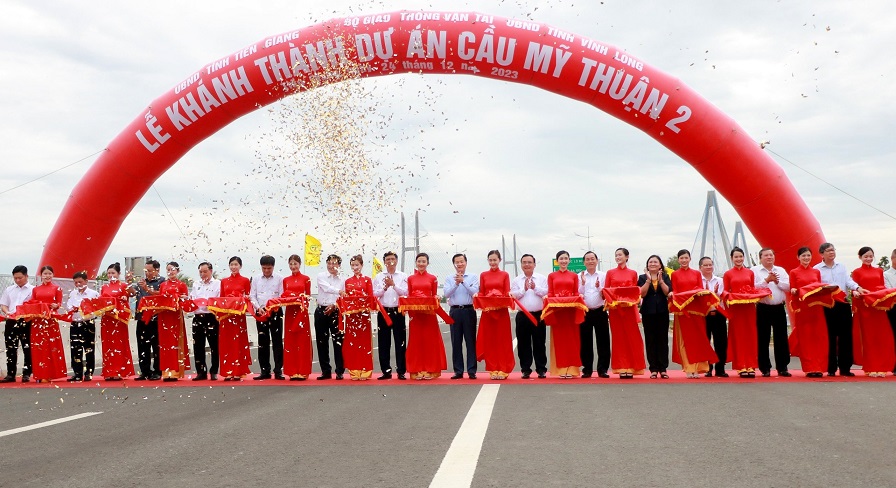 Khánh thành Dự án đường bộ cao tốc Mỹ Thuận - Cần Thơ và Dự án cầu Mỹ Thuận 2- Ảnh 3.
