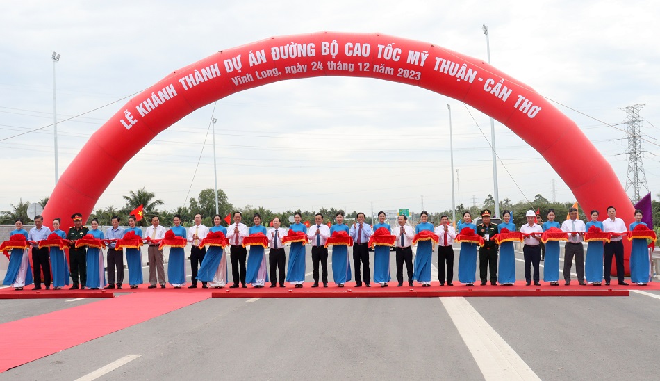 Khánh thành Dự án đường bộ cao tốc Mỹ Thuận - Cần Thơ và Dự án cầu Mỹ Thuận 2- Ảnh 2.