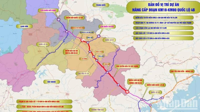 Lạng Sơn động thổ Dự án nâng cấp Quốc lộ 4B đoạn Km18 - Km80- Ảnh 2.