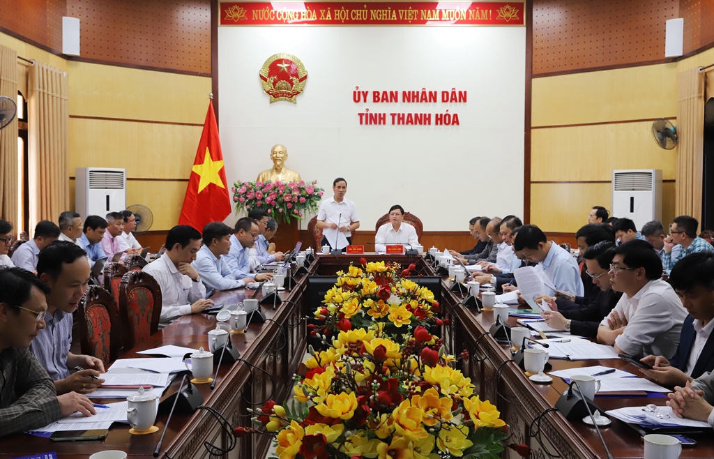 Tổng Công ty truyền tải điện Quốc gia làm việc với UBND tỉnh Thanh Hoá- Ảnh 5.