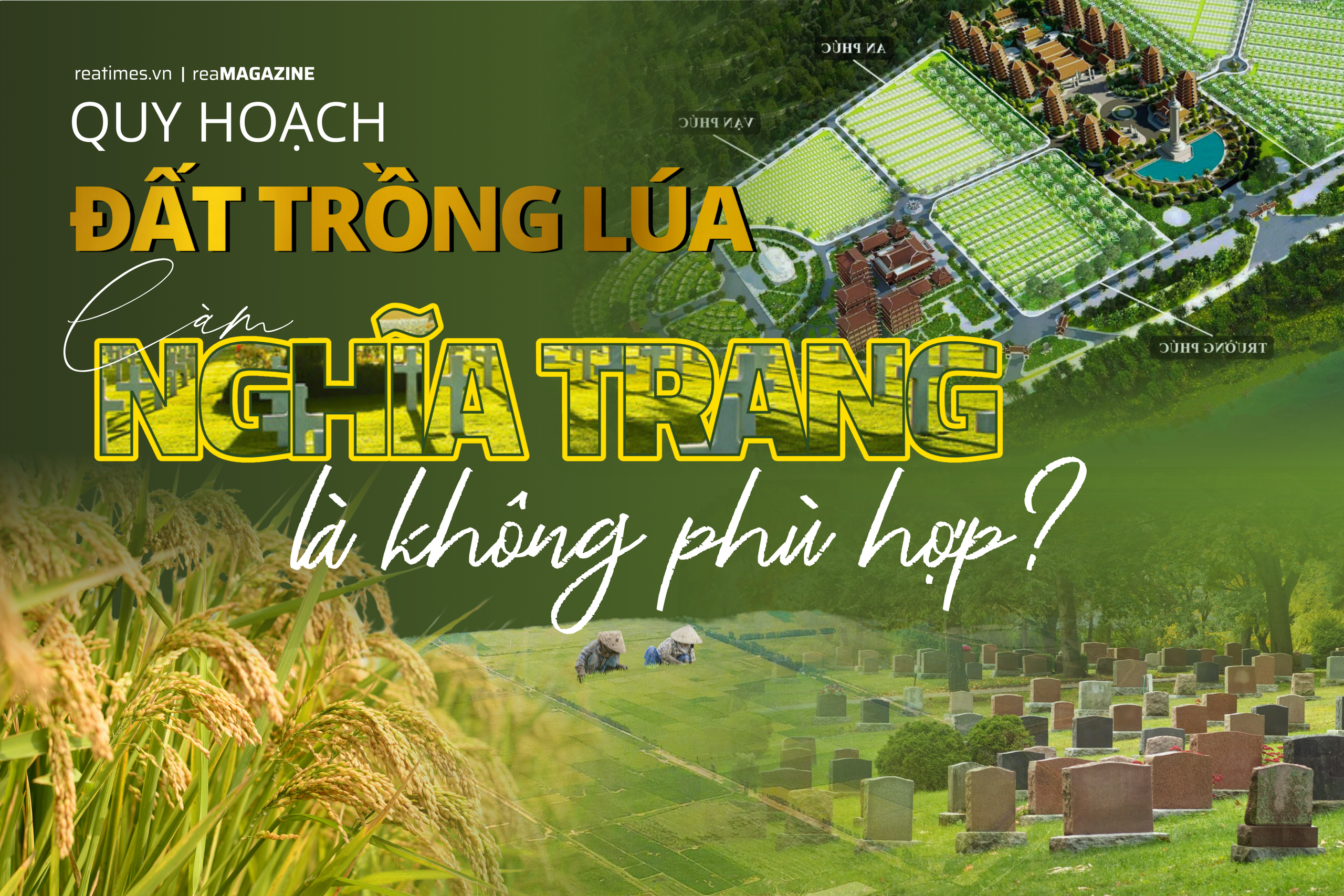 Quy hoạch đất trồng lúa làm nghĩa trang là không phù hợp?