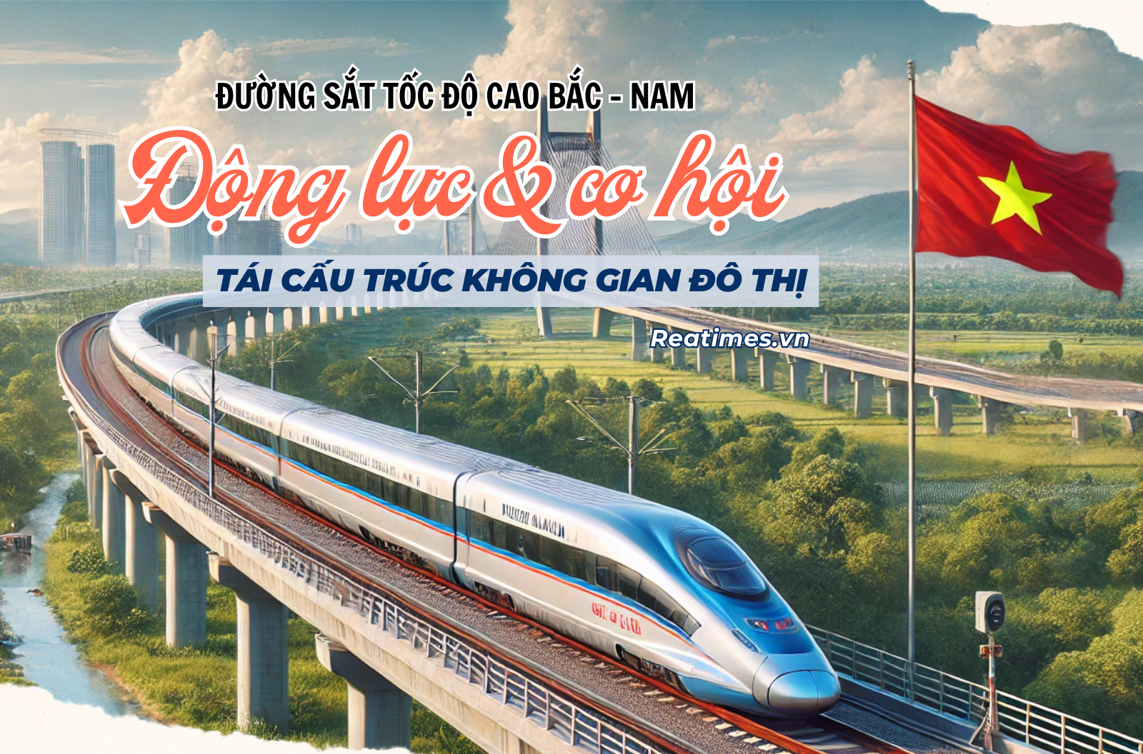 Đường sắt tốc độ cao Bắc - Nam: Động lực và cơ hội tái cấu trúc không gian đô thị