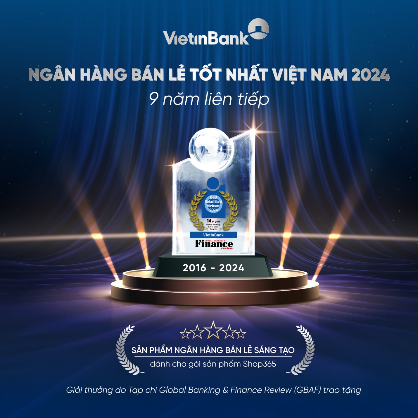 VietinBank 9 năm liên tiếp được vinh danh “Ngân hàng bán lẻ tốt nhất Việt Nam”- Ảnh 1.