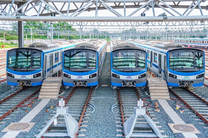 Từ hôm nay (ngày 22/12), tuyến Metro số 1 Bến Thành - Suối Tiên chính thức vận hành. Nguồn ảnh: VTC