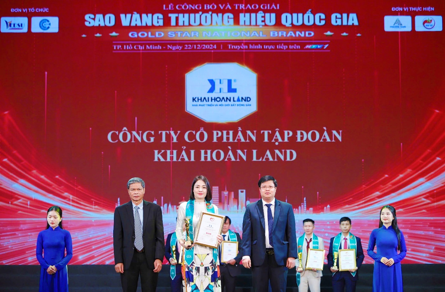 Tập đoàn Khải Hoàn Land đạt giải Nhà phát triển bất động sản tiêu biểu năm 2024- Ảnh 2.