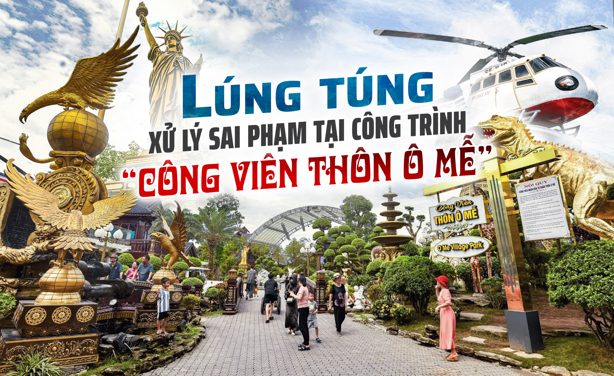 Tứ Kỳ (Hải Dương): Có nên hợp thức cho "Công viên thôn Ô Mễ" xây dựng trái phép trên đất nông nghiệp?