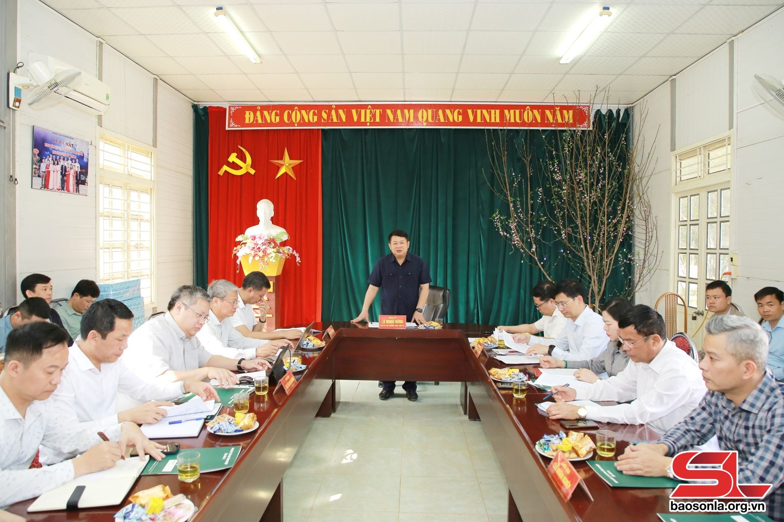 Sơn La: Đồng chí Phó Bí thư Thường trực Tỉnh ủy nắm tình hình tại Khu công nghiệp Mai Sơn- Ảnh 1.