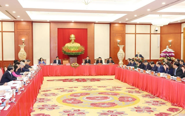  Phát biểu của Tổng Bí thư Nguyễn Phú Trọng tại phiên họp đầu tiên của Tiểu ban Văn kiện Đại hội XIV của Đảng- Ảnh 3.