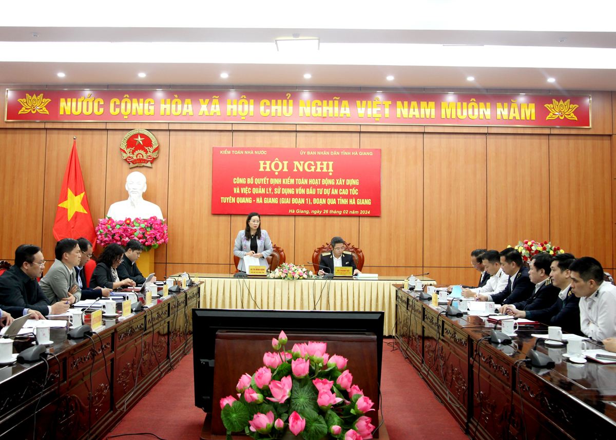 Công bố Quyết định Kiểm toán Dự án Cao tốc Tuyên Quang – Hà Giang- Ảnh 1.