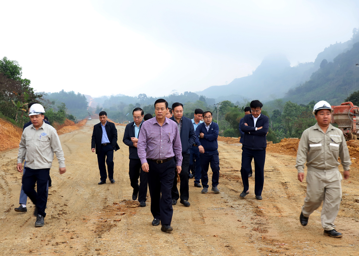 Chủ tịch tỉnh Hà Giang kiểm tra tiến độ Dự án Cao tốc Tuyên Quang – Hà Giang- Ảnh 1.