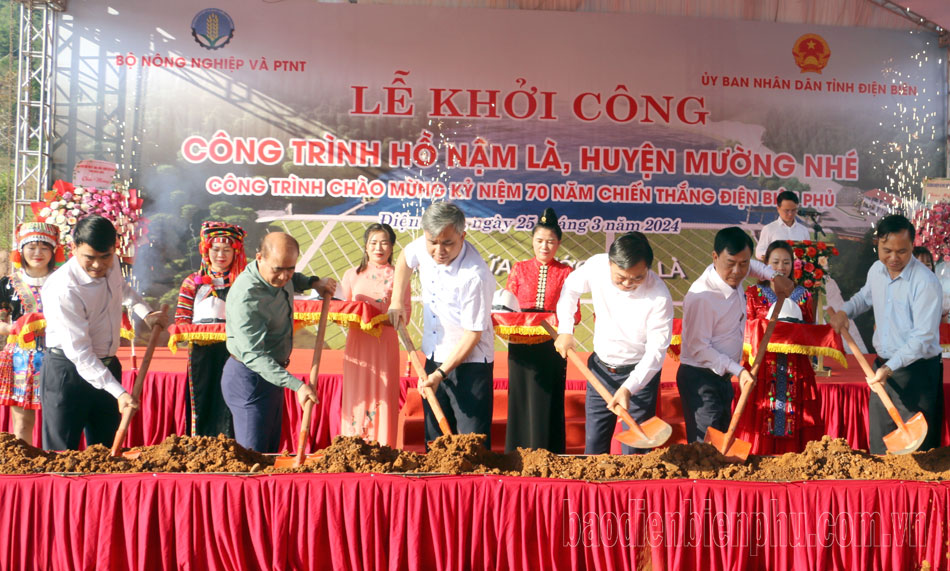 Điện Biên: Khởi công Dự án đầu tư xây dựng Hồ Nậm Là- Ảnh 1.