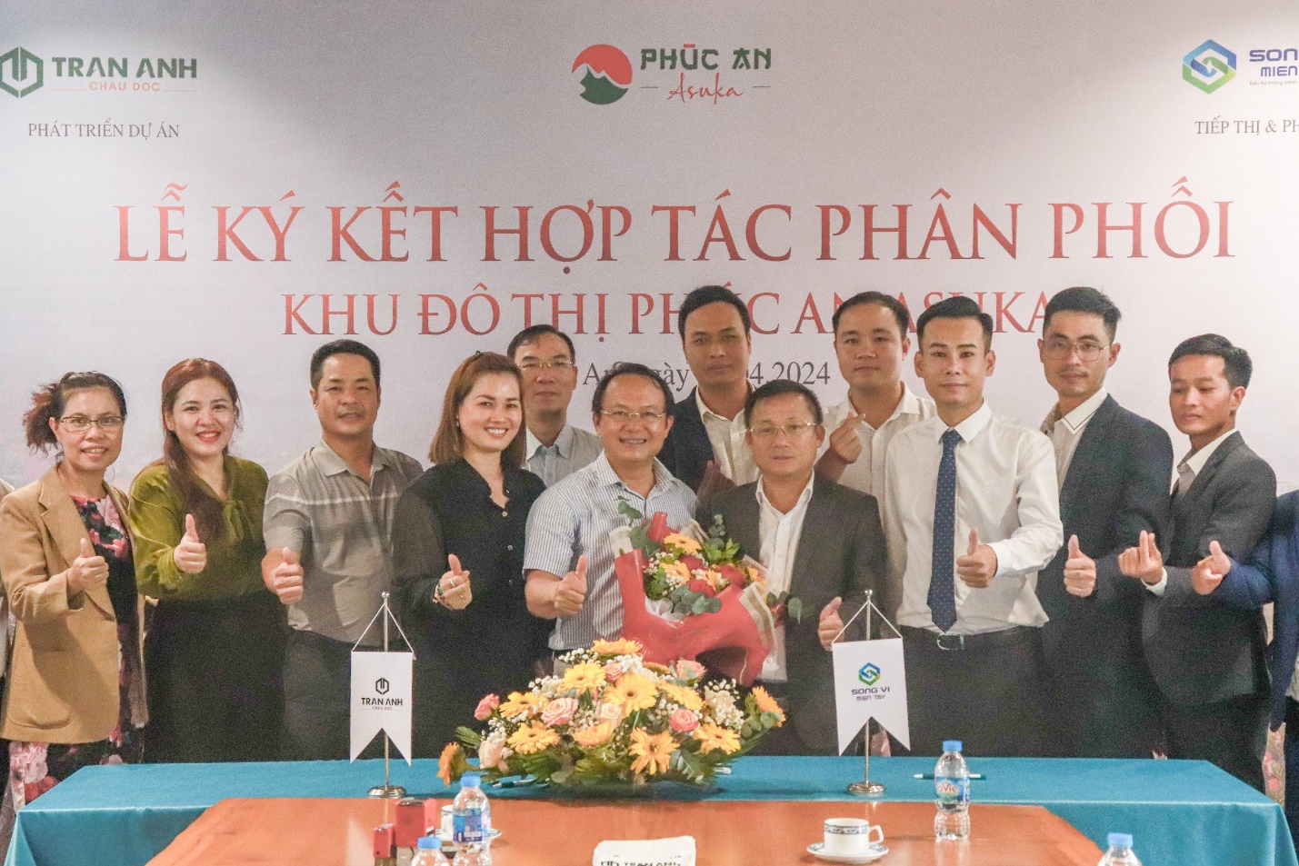 An Giang: Trần Anh Group và Song Vi Group miền Tây ký kết hợp tác dự án Khu đô thị Phúc An Asuka- Ảnh 1.