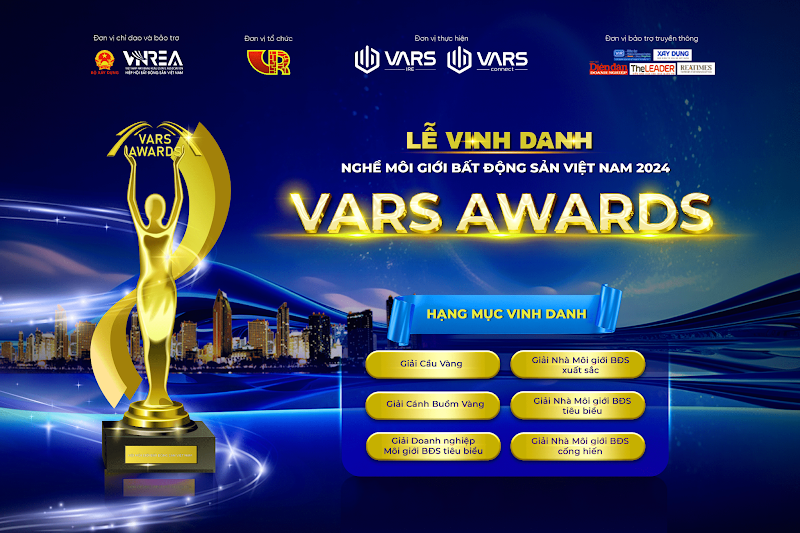 VARS: Tổ chức chương trình Vinh danh nghề Môi giới Bất động sản Việt Nam - VARS AWARDS 2024- Ảnh 1.