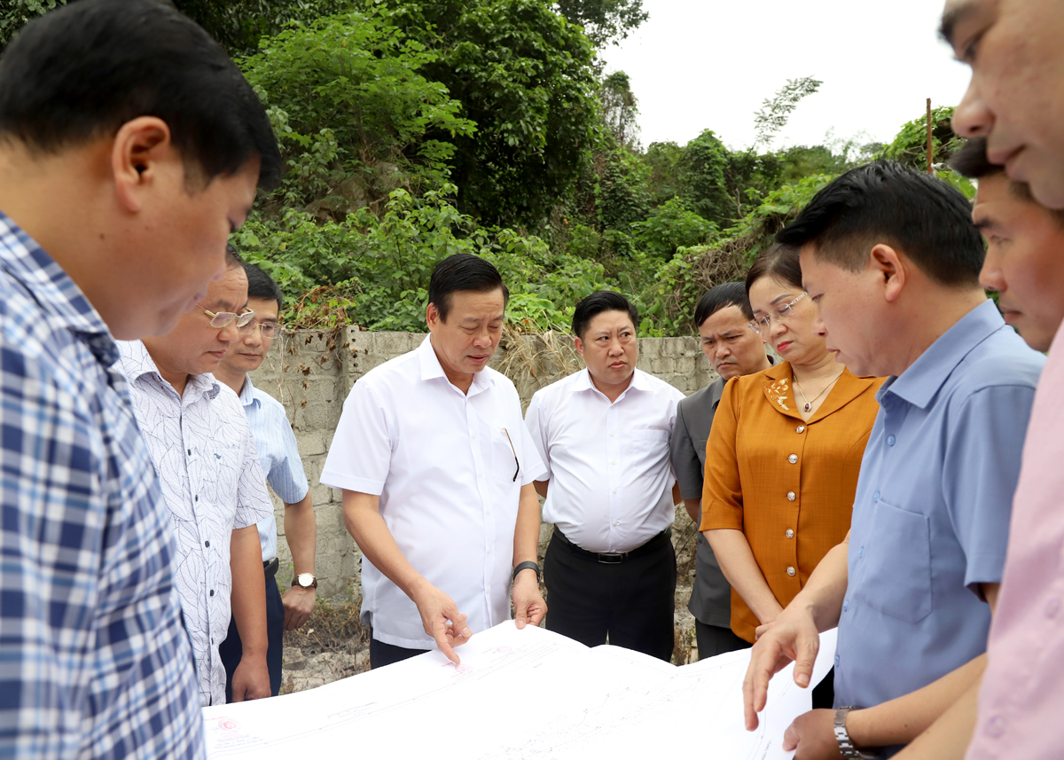 Hà Giang: Chủ tịch tỉnh kiểm tra một số dự án đầu tư tại Khu kinh tế cửa khẩu Thanh Thủy- Ảnh 6.
