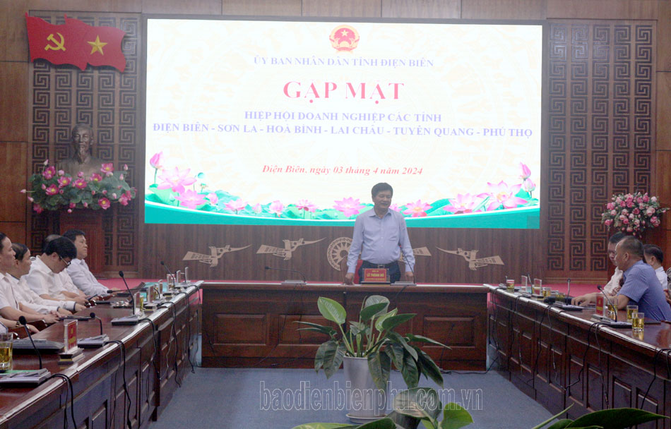 Điện Biên: Chủ tịch tỉnh gặp mặt Hiệp hội Doanh nghiệp các tỉnh Tây Bắc- Ảnh 1.
