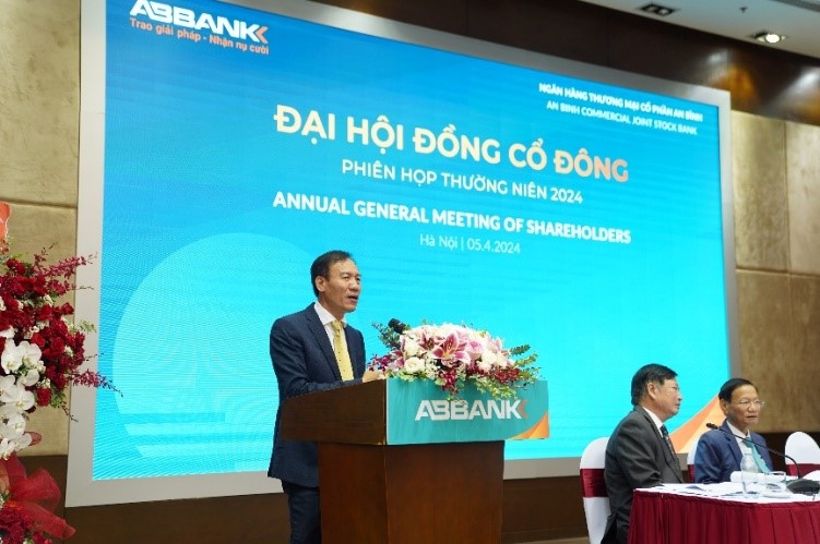 Đại hội cổ đông ABBANK năm 2024: Đẩy mạnh Dự án Làm mới Chiến lược Ngân hàng và các công tác chuyển đổi- Ảnh 1.