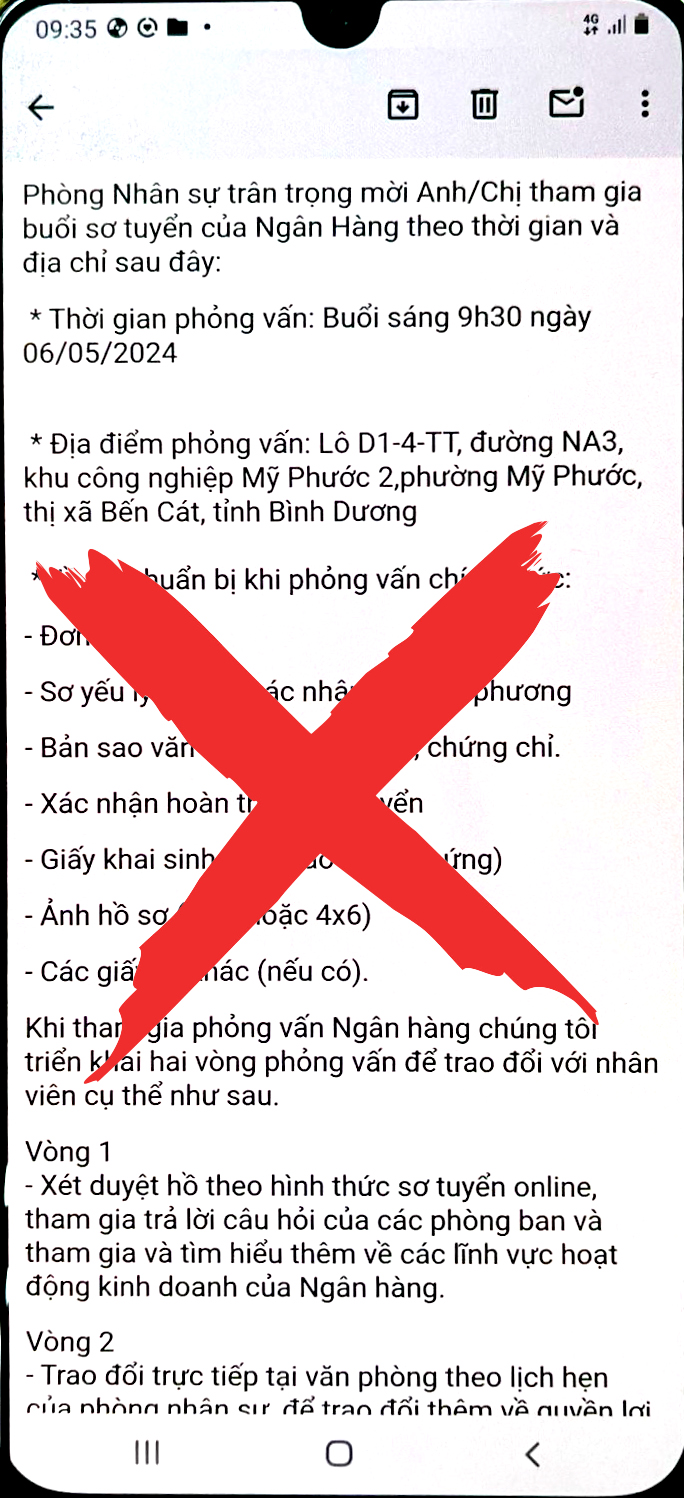 Vietcombank cảnh báo lừa đảo- Ảnh 2.