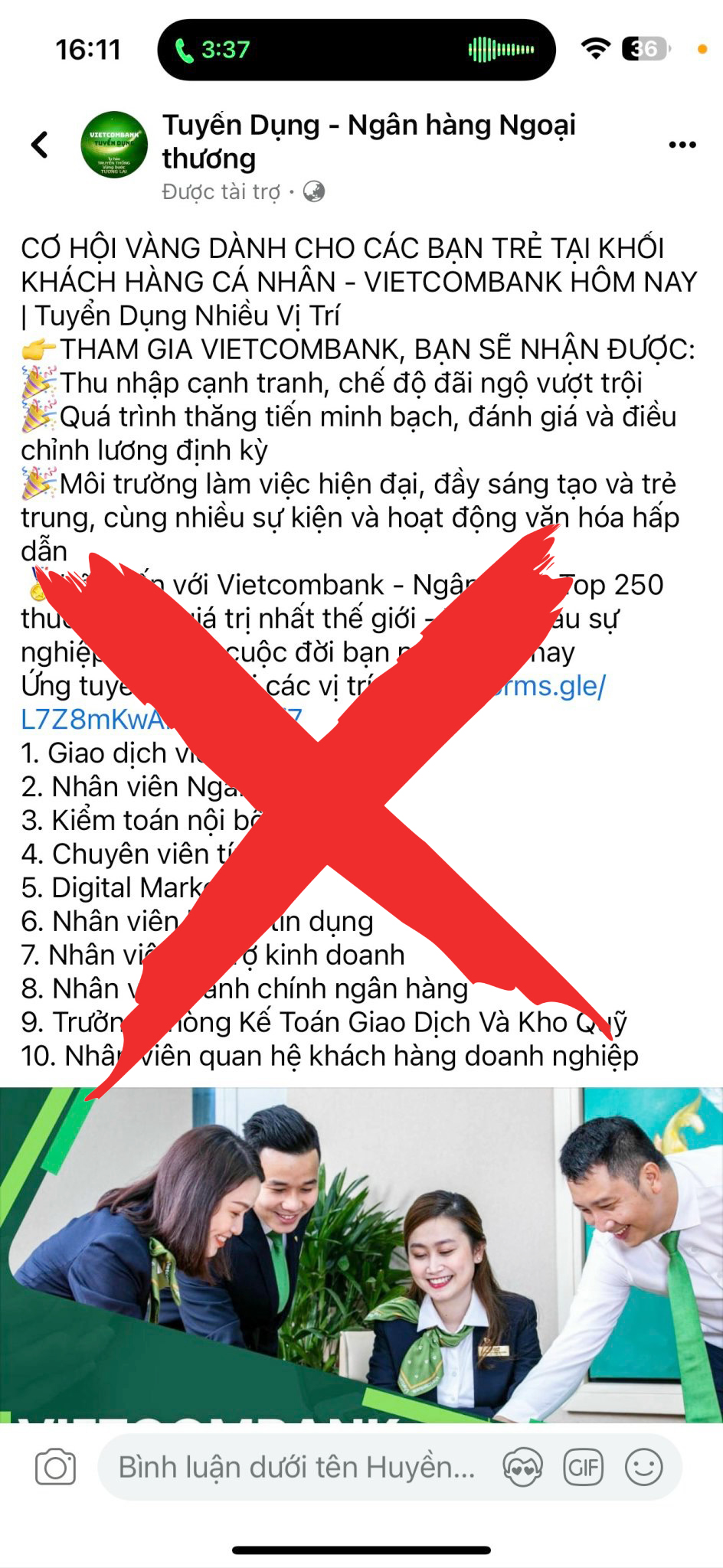 Vietcombank cảnh báo lừa đảo- Ảnh 4.