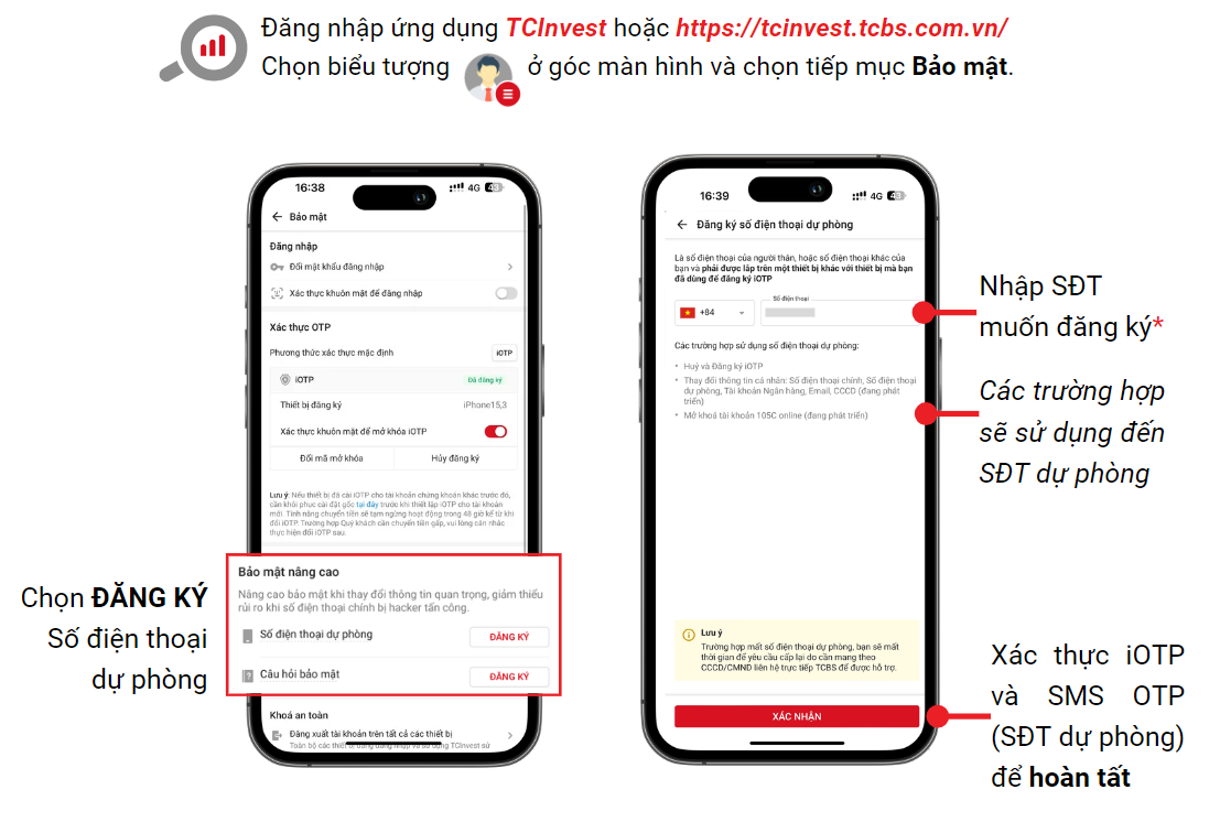 TCBS tăng cường bảo mật tài khoản và an toàn giao dịch- Ảnh 5.