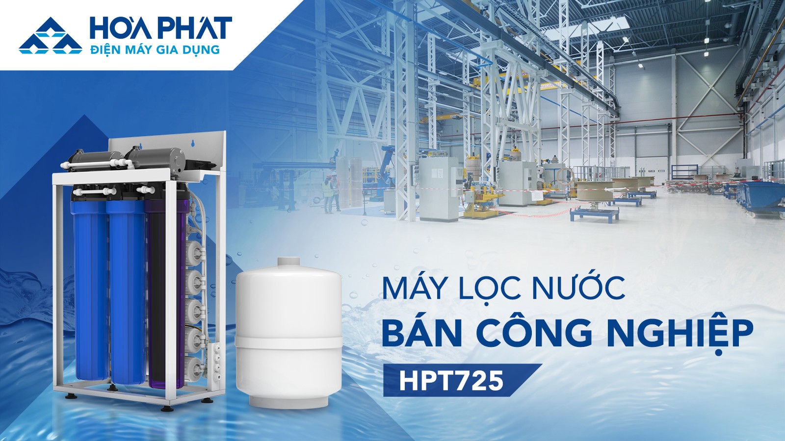 Điện máy Gia dụng Hòa Phát ra mắt máy lọc nước RO bán công nghiệp- Ảnh 1.