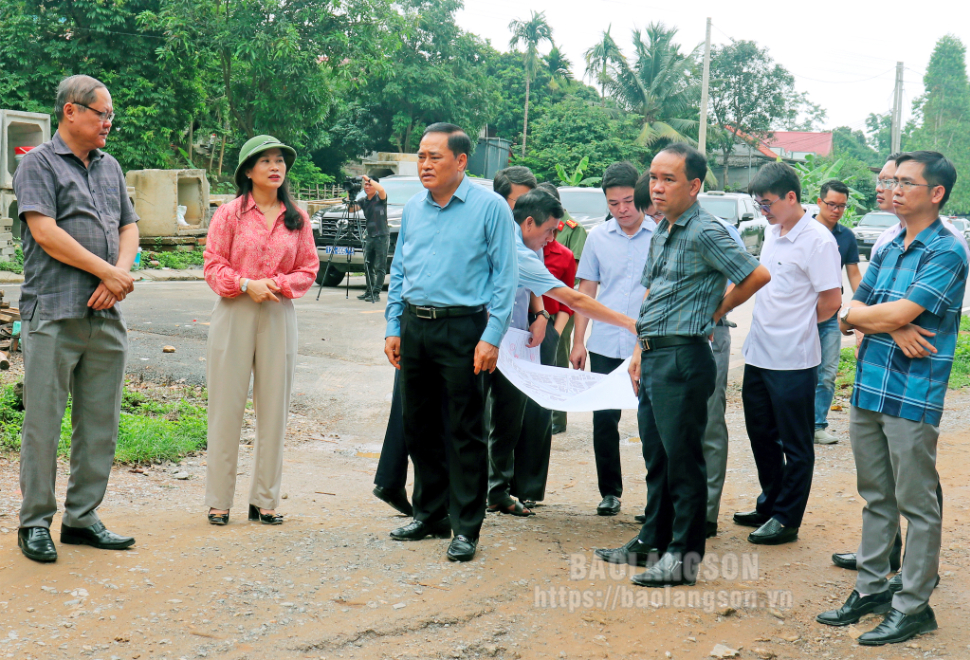 Lạng Sơn: Lãnh đạo tỉnh kiểm tra tình hình hoạt động tại Khu công nghiệp Đồng Bành- Ảnh 3.