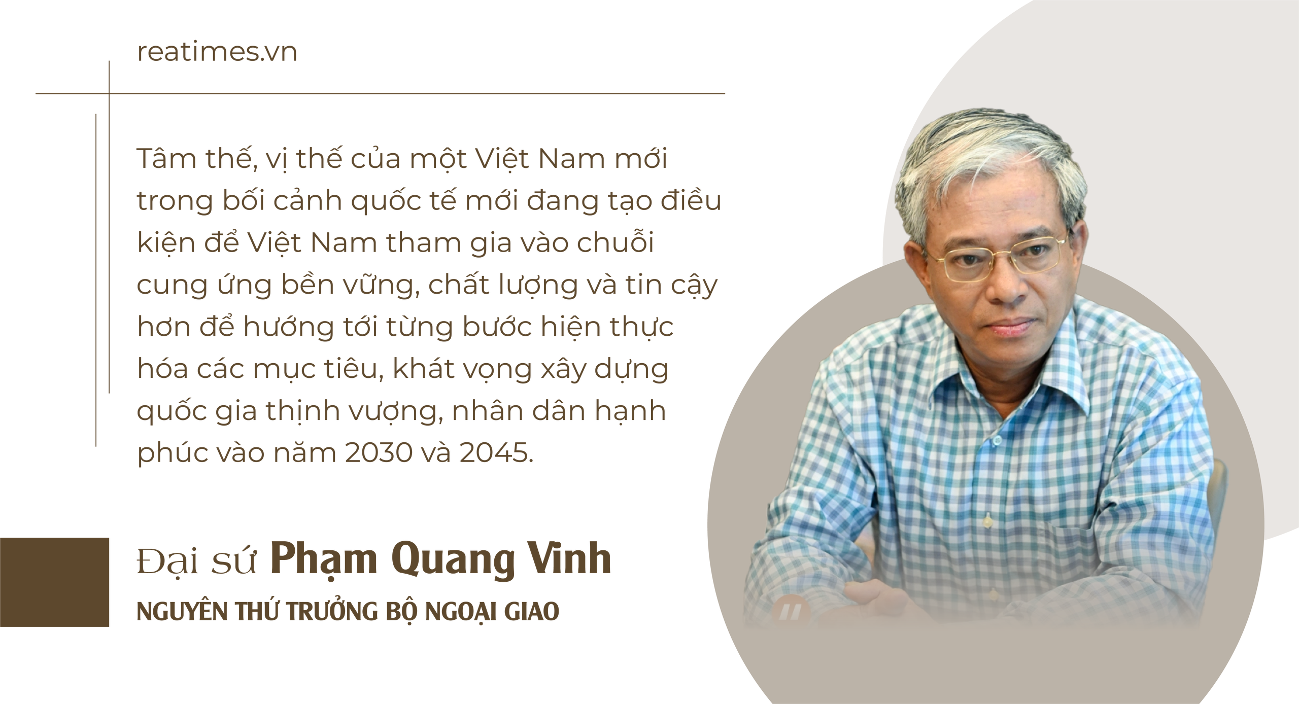 Đại sứ Phạm Quang Vinh: 