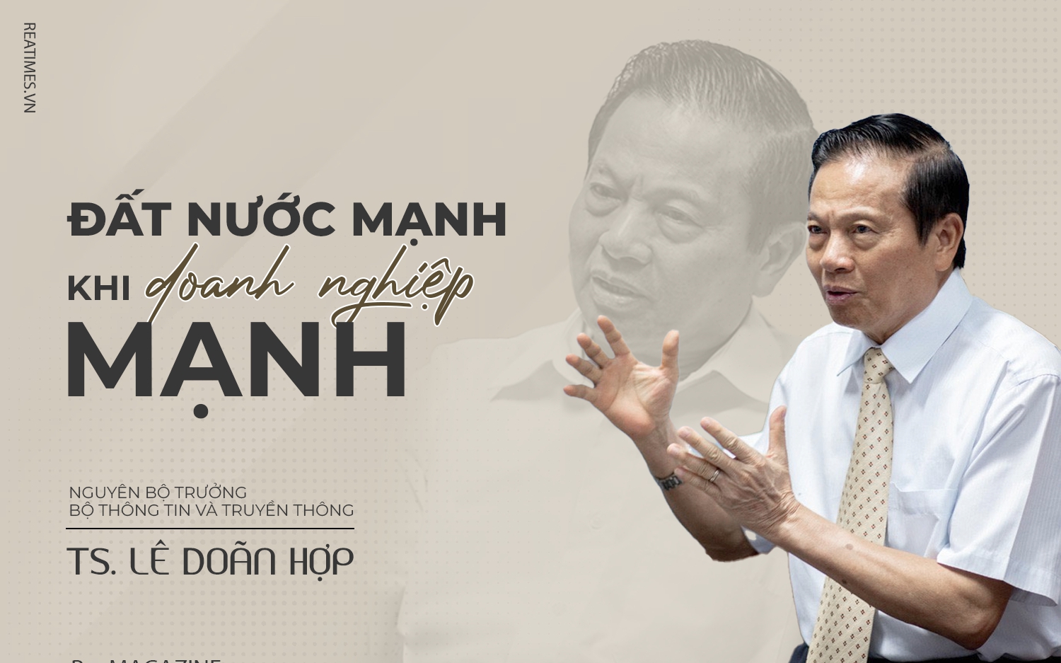 Đất nước mạnh khi doanh nghiệp mạnh