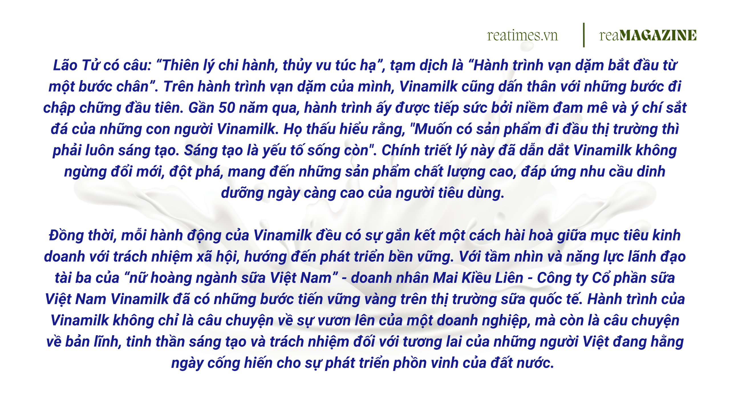 Vinamilk - Hành trình khẳng định vị thế ngành sữa Việt, dẫn dắt chuyển đổi xanh, phát triển bền vững- Ảnh 1.