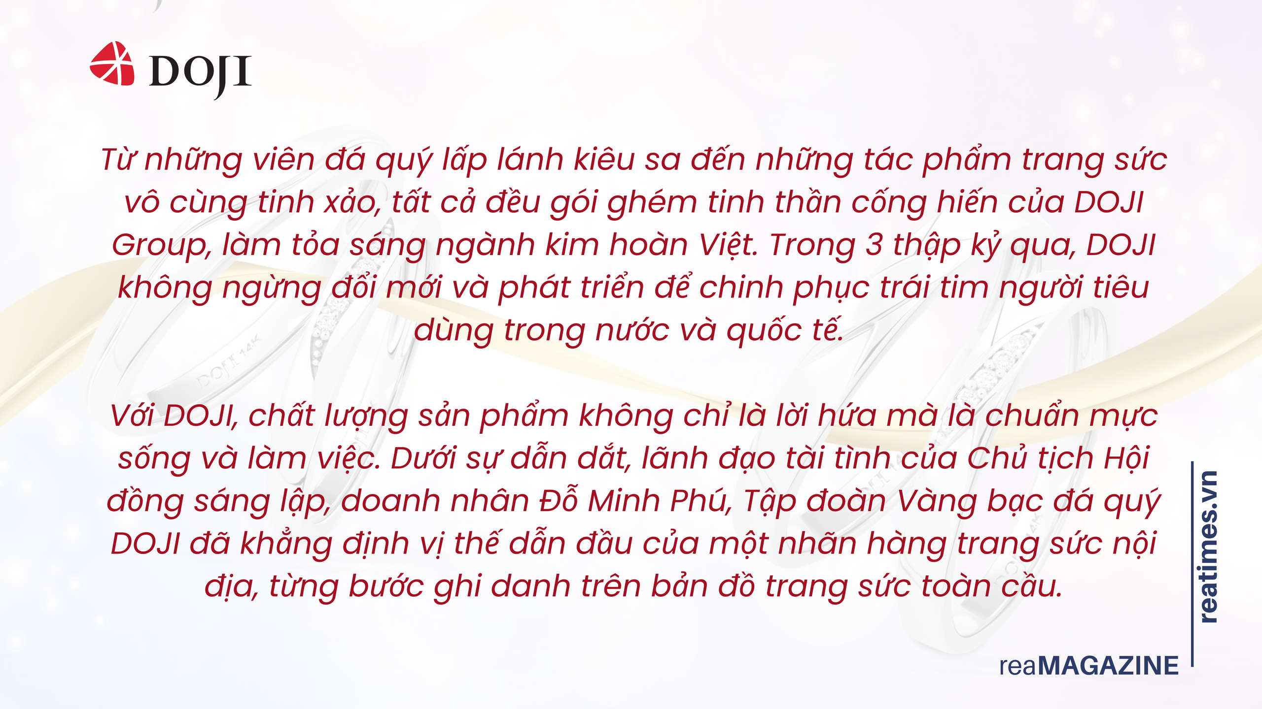 DOJI Group - Kiến tạo vẻ đẹp Việt, tỏa sáng khắp toàn cầu- Ảnh 1.