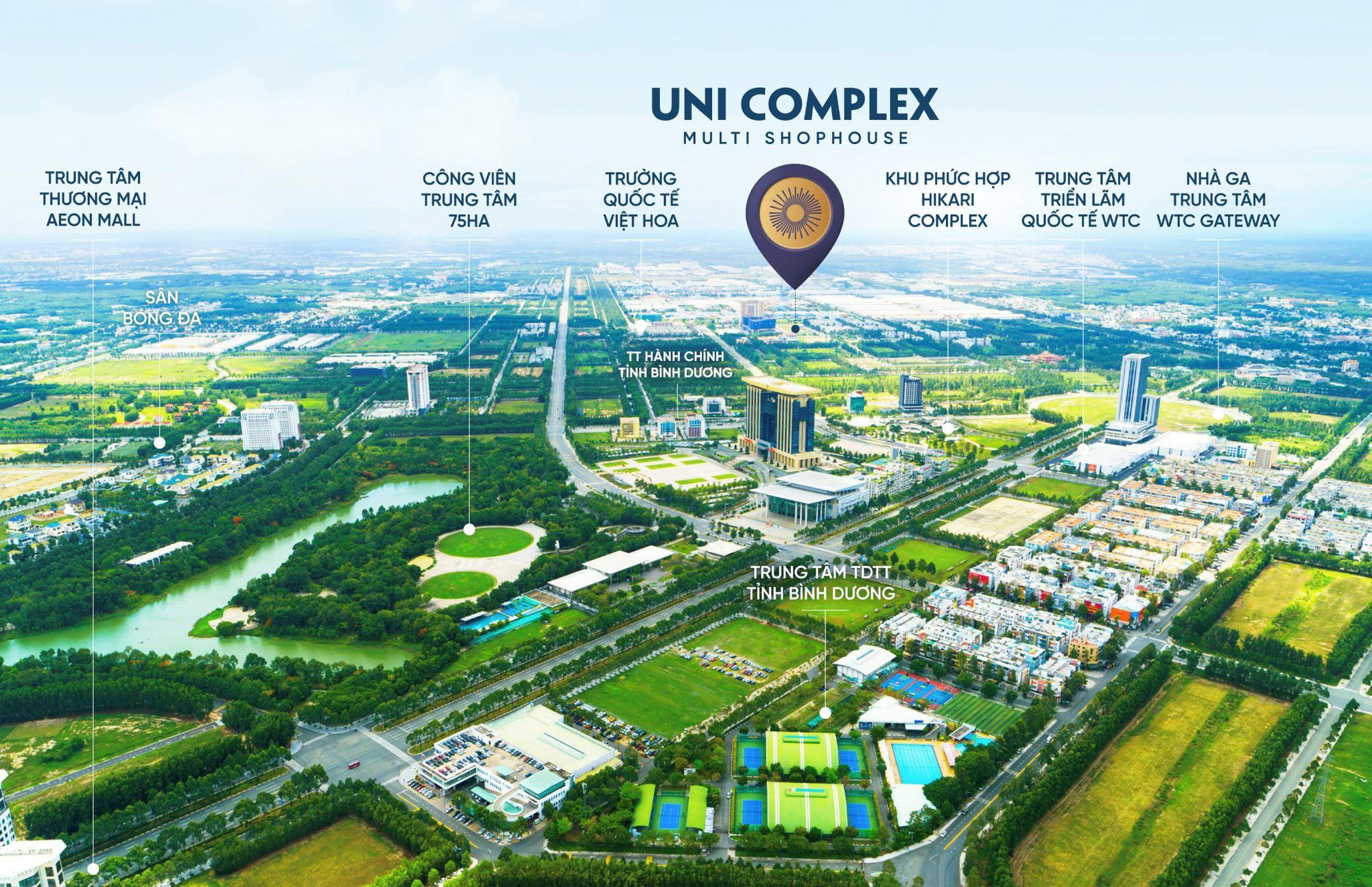 Bình Dương: Nhịp sống đô thị không ngừng tại phố thương mại Uni Complex- Ảnh 1.