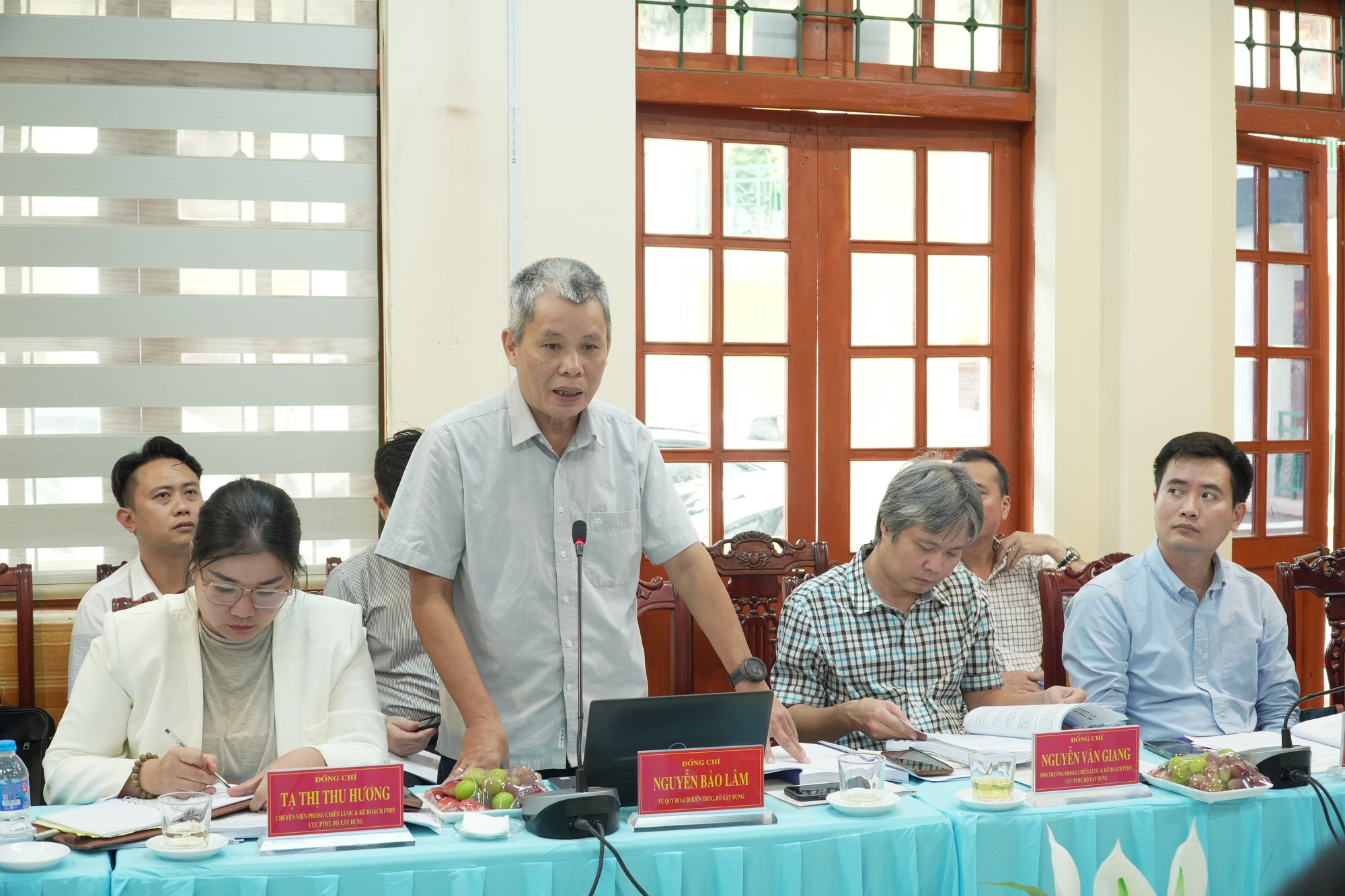 Lào Cai: Đoàn công tác liên ngành của Trung ương khảo sát tình hình phát triển đô thị Phố Lu theo tiêu chí đô thị loại IV- Ảnh 4.