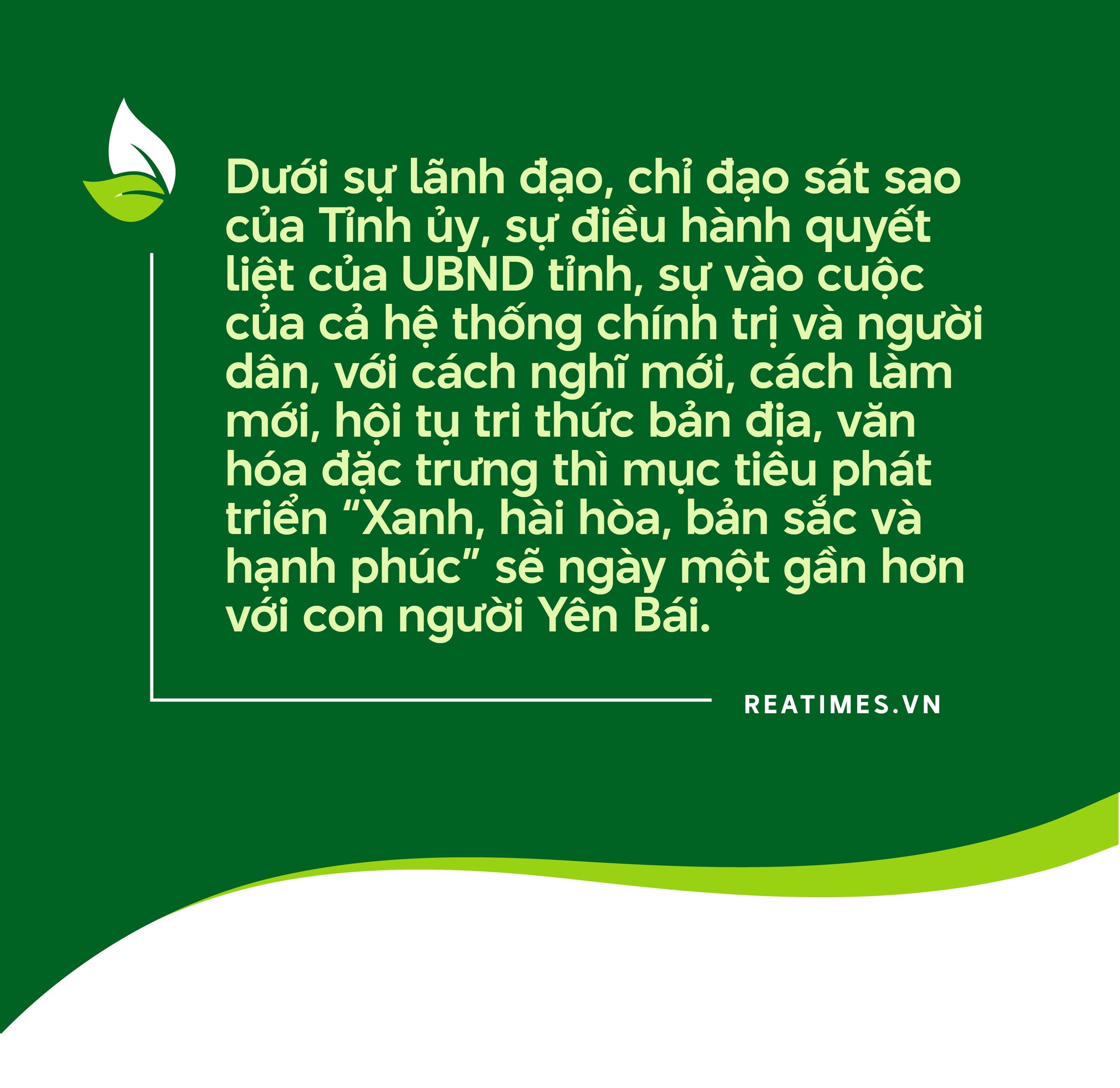 Khát vọng đưa Yên Bái trở thành tỉnh phát triển nhanh, bền vững theo hướng "Xanh, hài hòa, bản sắc và hạnh phúc"- Ảnh 12.