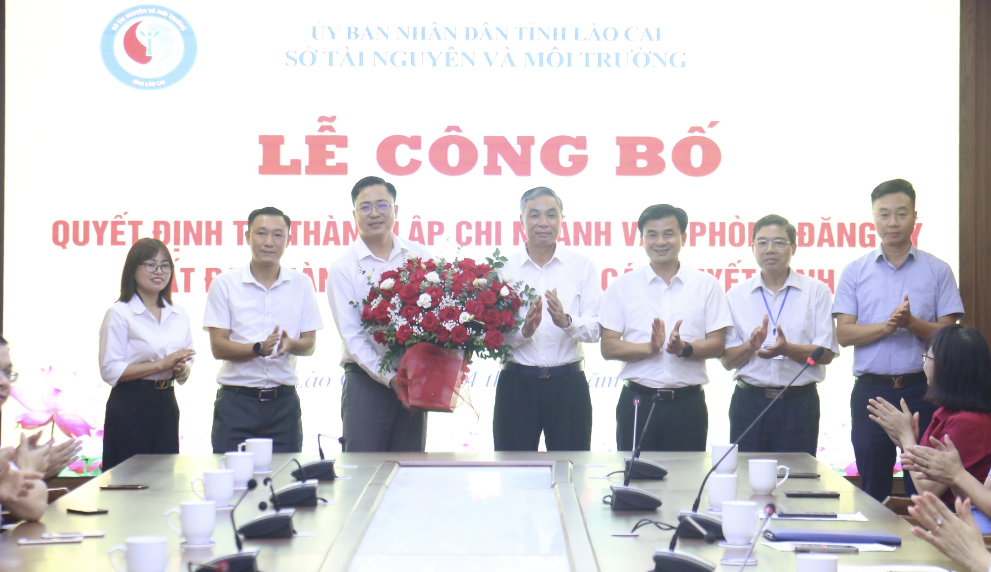 Công bố quyết định tái thành lập Chi nhánh Văn phòng Đăng ký đất đai TP. Lào Cai- Ảnh 6.