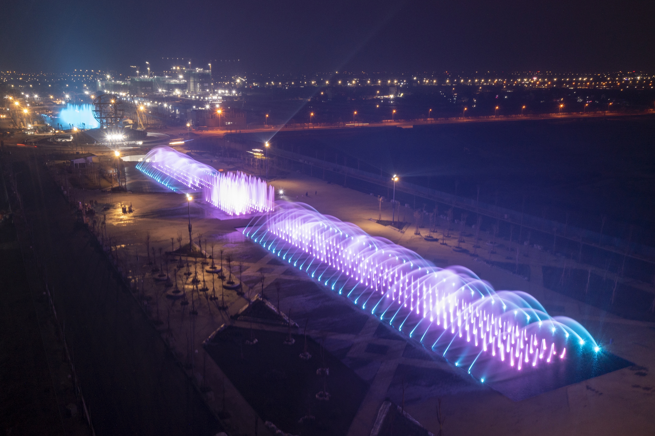 Show nhạc nước Sun Urban City Hà Nam do NPT Nhạc Nước Pro thiết kế và thi công