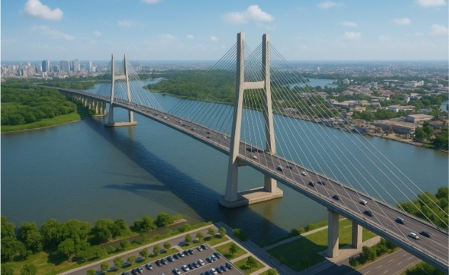 Dự kiến 2 tháng nữa, sẽ khởi công cây cầu kết nối 2 tỉnh thành giàu có nhất Việt Nam, xóa bỏ bến phà tồn tại lâu đời- Ảnh 2.