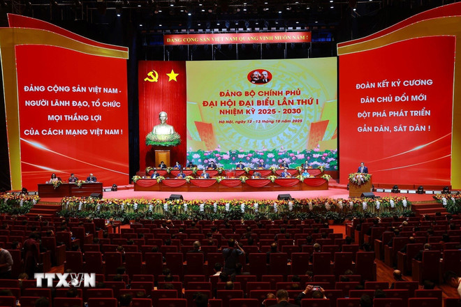 Đại hội đại biểu Đảng bộ Chính phủ lần thứ I họp phiên trù bị- Ảnh 2.