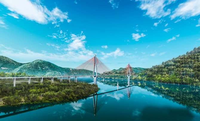 Tuyến cao tốc gần 15.000 tỷ sở hữu cây cầu có nhịp dây văng dài nhất Việt Nam đón tín hiệu tích cực- Ảnh 1. Tuyến cao tốc gần 15.000 tỷ sở hữu cây cầu có nhịp dây văng dài nhất Việt Nam đón tín hiệu tích cực- Ảnh 1.