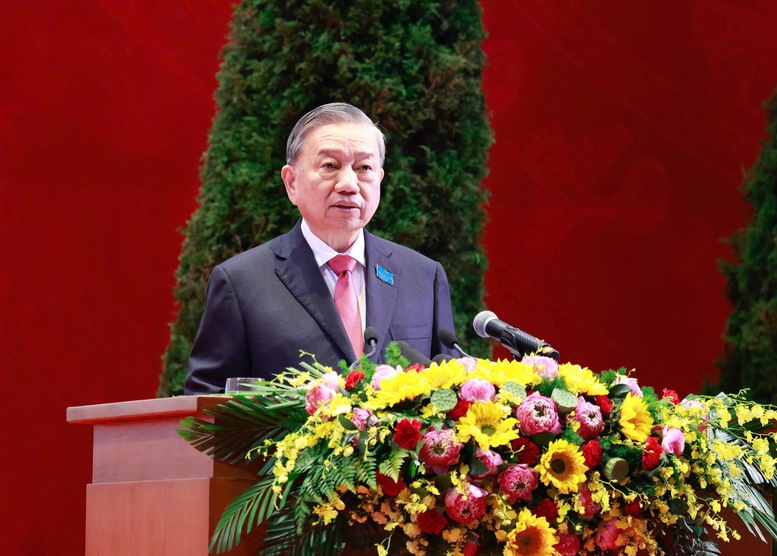 Phát biểu của Tổng Bí thư Tô Lâm tại Đại hội đại biểu Đảng bộ TP. Hà Nội lần thứ XVIII- Ảnh 1. Phát biểu của Tổng Bí thư Tô Lâm tại Đại hội đại biểu Đảng bộ TP. Hà Nội lần thứ XVIII- Ảnh 1.
