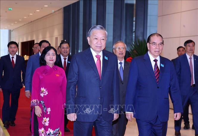 Tổng Bí thư Tô Lâm dự Đại hội đại biểu Đảng bộ TP. Hà Nội lần thứ 18- Ảnh 3.