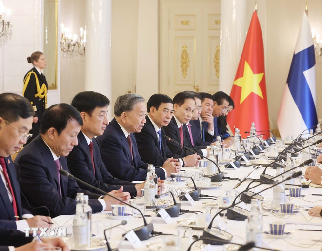 Tuyên bố chung về việc thiết lập quan hệ Đối tác Chiến lược Việt Nam - Phần Lan- Ảnh 1. Tuyên bố chung về việc thiết lập quan hệ Đối tác Chiến lược Việt Nam - Phần Lan- Ảnh 1.