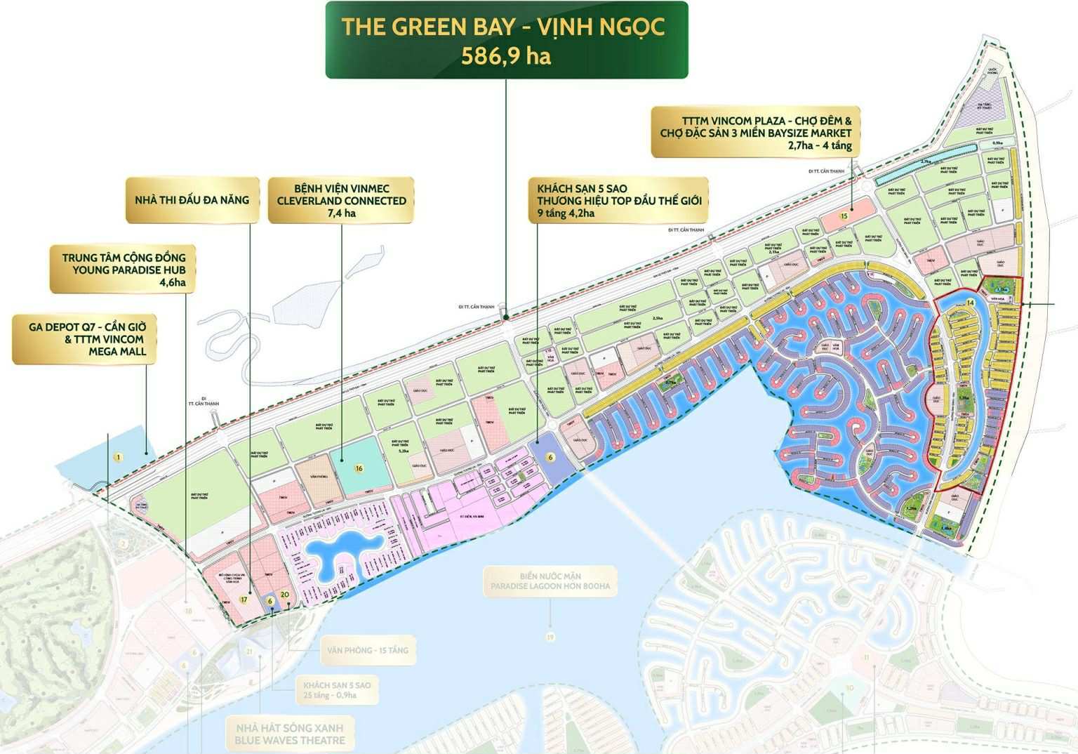Tổng quan quy hoạch và cấu trúc 4 phân khu Vinhomes Green Paradise Cần Giờ- Ảnh 4. Tổng quan quy hoạch và cấu trúc 4 phân khu Vinhomes Green Paradise Cần Giờ- Ảnh 4.