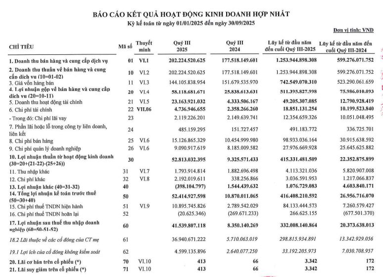 Một doanh nghiệp BĐS có tiếng ghi nhận lợi nhuận tăng gấp 6 lần so với cùng kỳ- Ảnh 1.