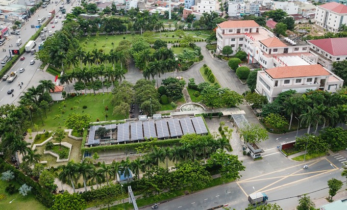 Trụ sở Quận ủy, UBND quận 12 (cũ). Nguồn ảnh: VTC Trụ sở Quận ủy, UBND quận 12 (cũ). Nguồn ảnh: VTC