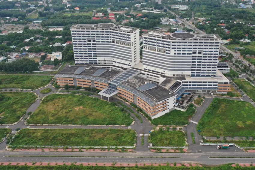 Dự kiến 1 năm nữa, chính thức vận hành bệnh viện công lớn nhất khu vực Bình Dương cũ- Ảnh 1.